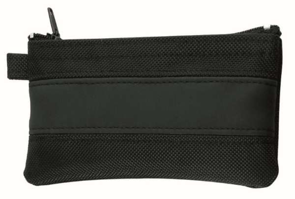 CreativDesign® Schlüsseltasche "ColourLane" schwarz / schwarz