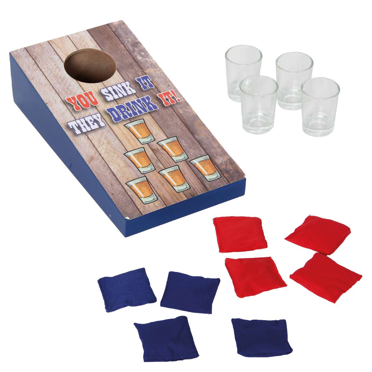 Trinkspiel Säckchenwerfen