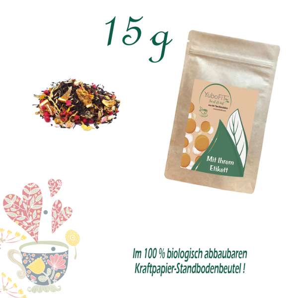 YuboFiT® Schwarzer Tee BACK IN LOVE AGAIN