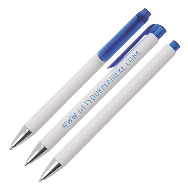 MANHATTAN Kugelschreiber mit transparentem Clip Peekay