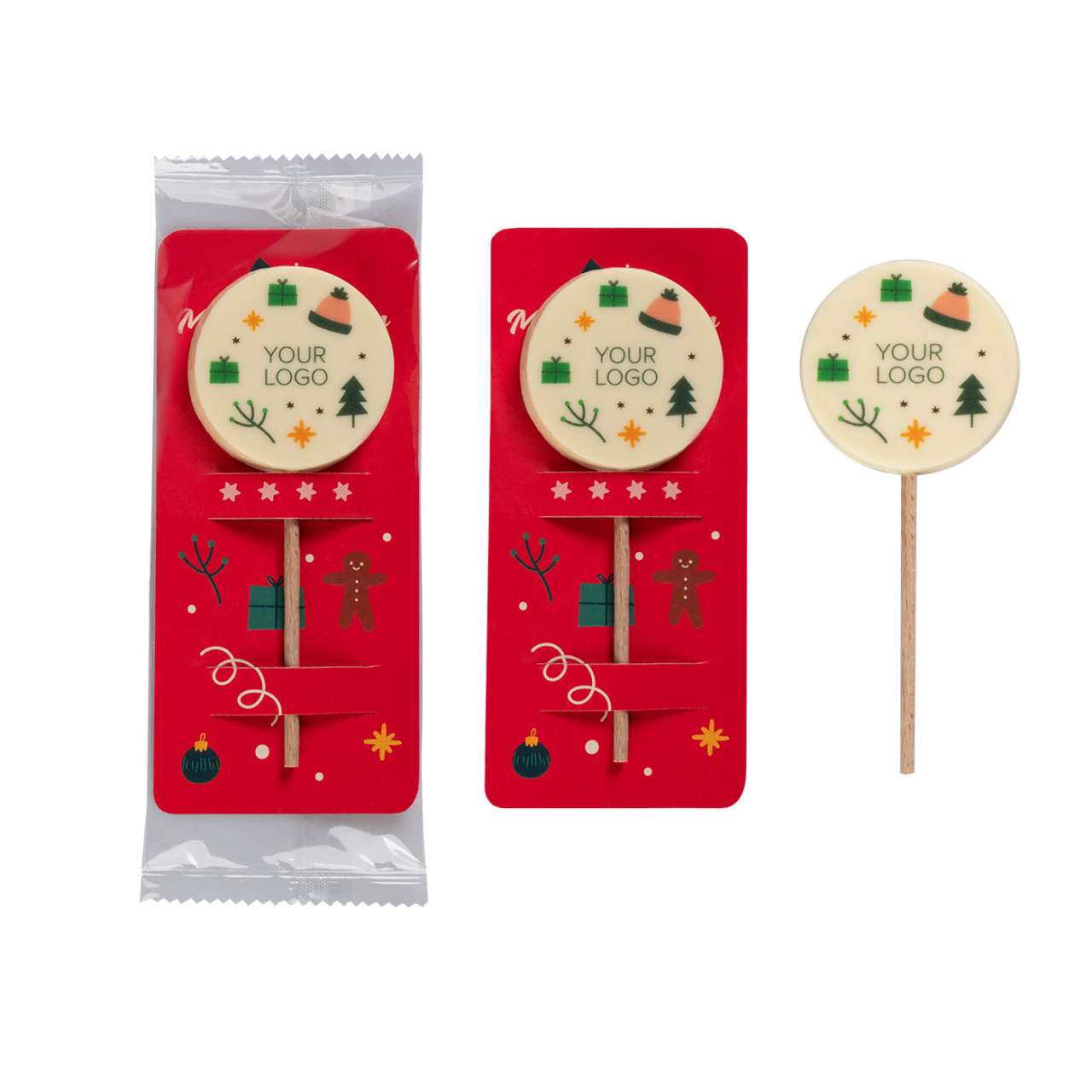 Schokoladenlutscher mit Aufdruck Lolly Font 25 g