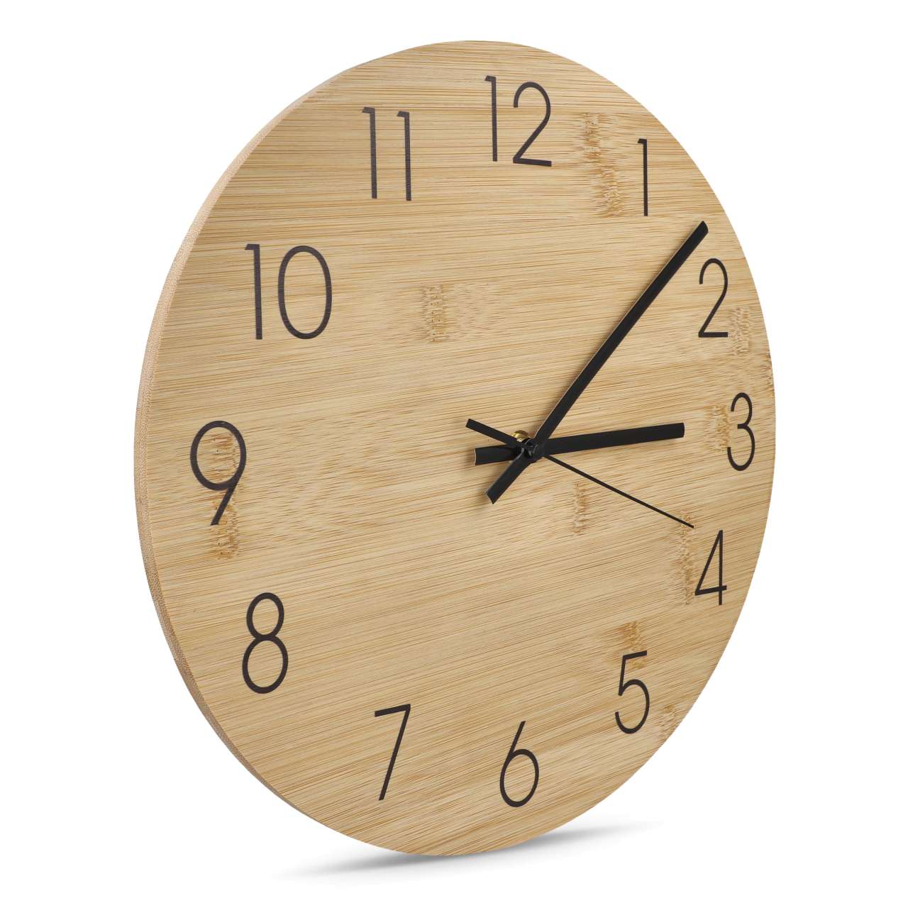 Wanduhr Bambus