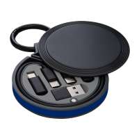 Korpus schwarz, Ring dunkelblau