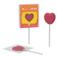 1 Lolly in Herzform, Kischgeschmack