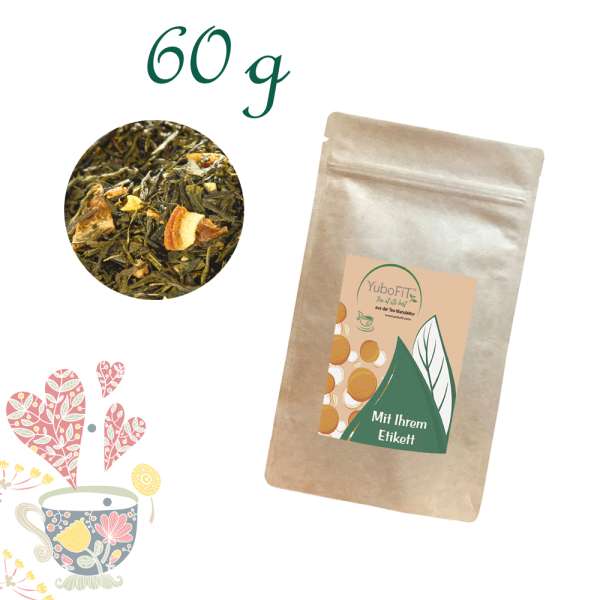 YuboFiT® Sencha Tee BLOODFLOOD ORANGE