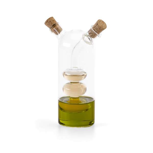 CHARLES Öl- und Essigspender aus Glas mit Korkverschluss