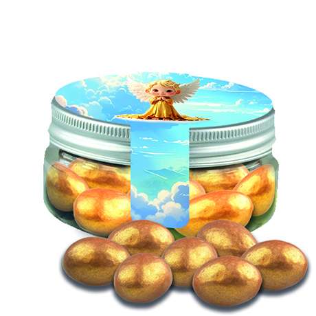 Goldene Salted Caramel Mandeln, ca. 63g, Sweet Dose Mini