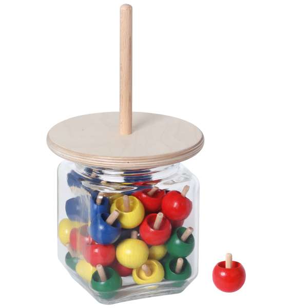 Display Stehaufkreisel bunt D3,3cm (36St.)