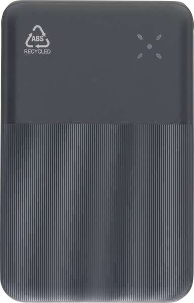 Recycelte ABS-Powerbank Rayen
