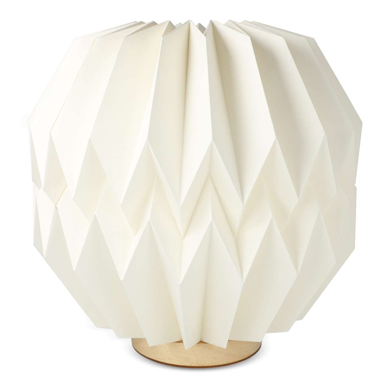 Coollux faltbare, von Origami inspirierte Papier-LED-Lampe Luna 25cm