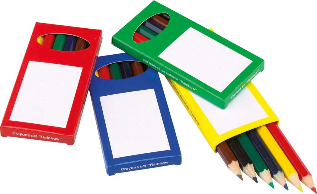 Buntstifte-Set RAINBOW, 4-fach sortiert