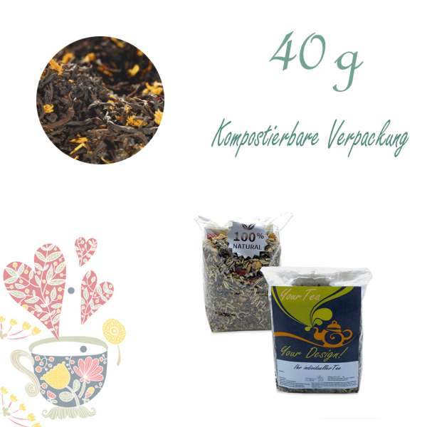 YuboFiT® Schwarzer Tee MARACUJA