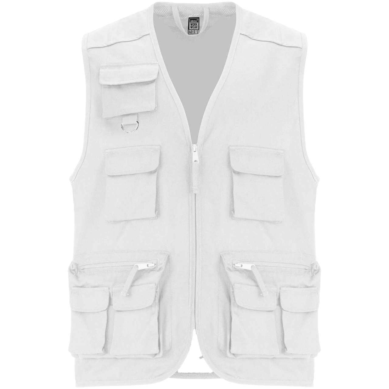 Venera Arbeitsweste mit V-Ausschnitt und mehreren Taschen, 200 g / m2
