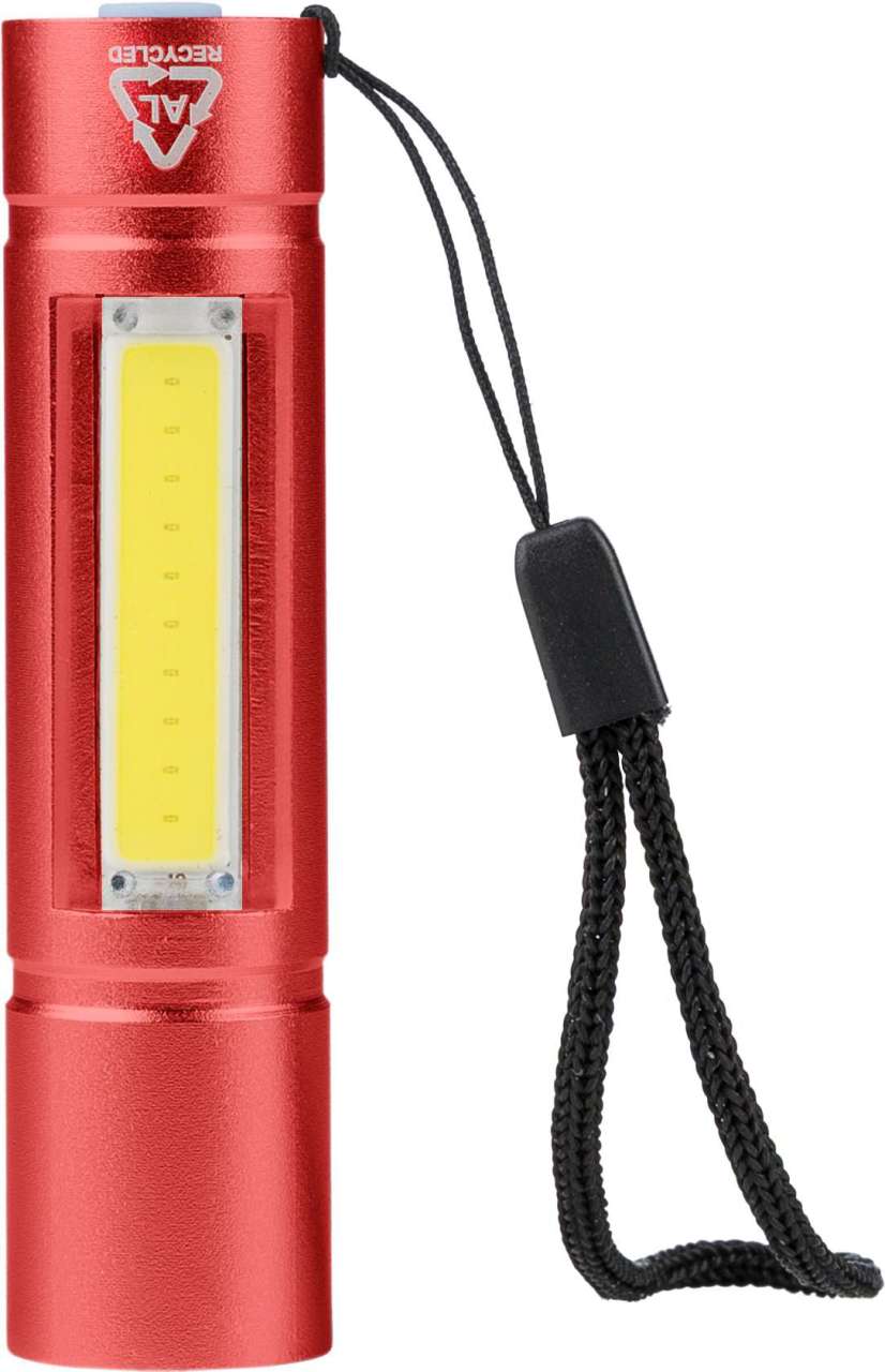 Taschenlampe aus recyceltem Aluminium COB Sami