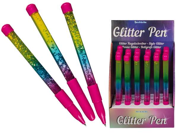 Kugelschreiber Liquid Glitter