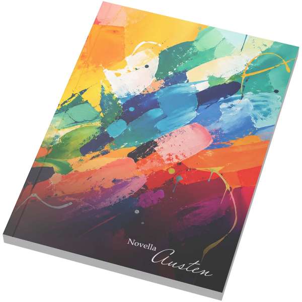 Novella Austen Notizbuch im A5-Format mit Softcover – 100 linierte Blätter