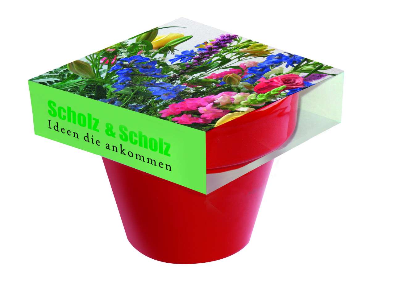 Tontopf Colour Bunte Blumenwelt