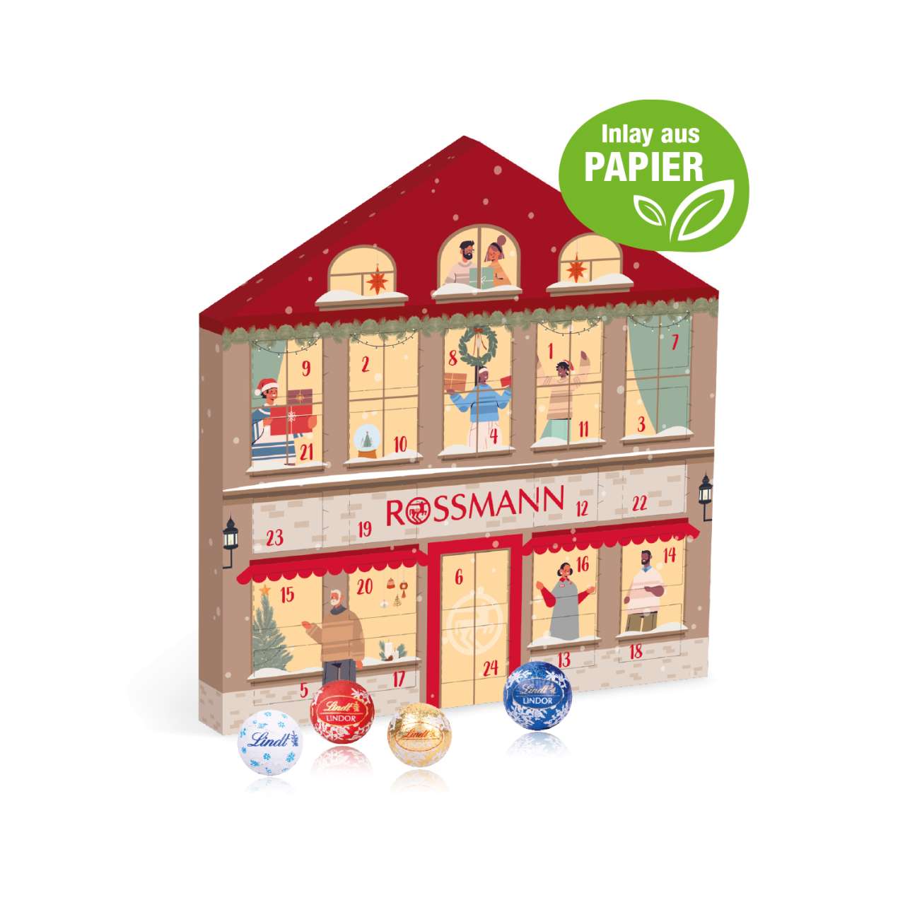 Adventskalender Weihnachtshaus 