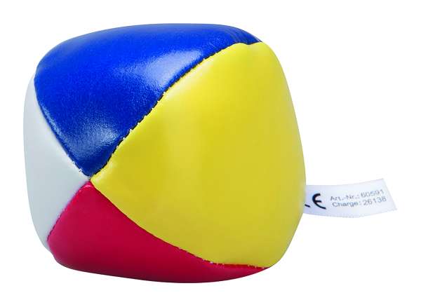 Jonglierball mit 4 Segmenten