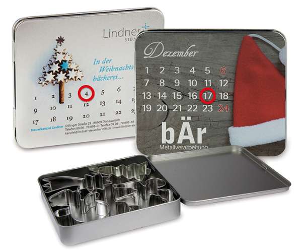 Adventskalender-Dose