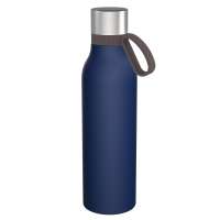 Flasche blau, Ring braun