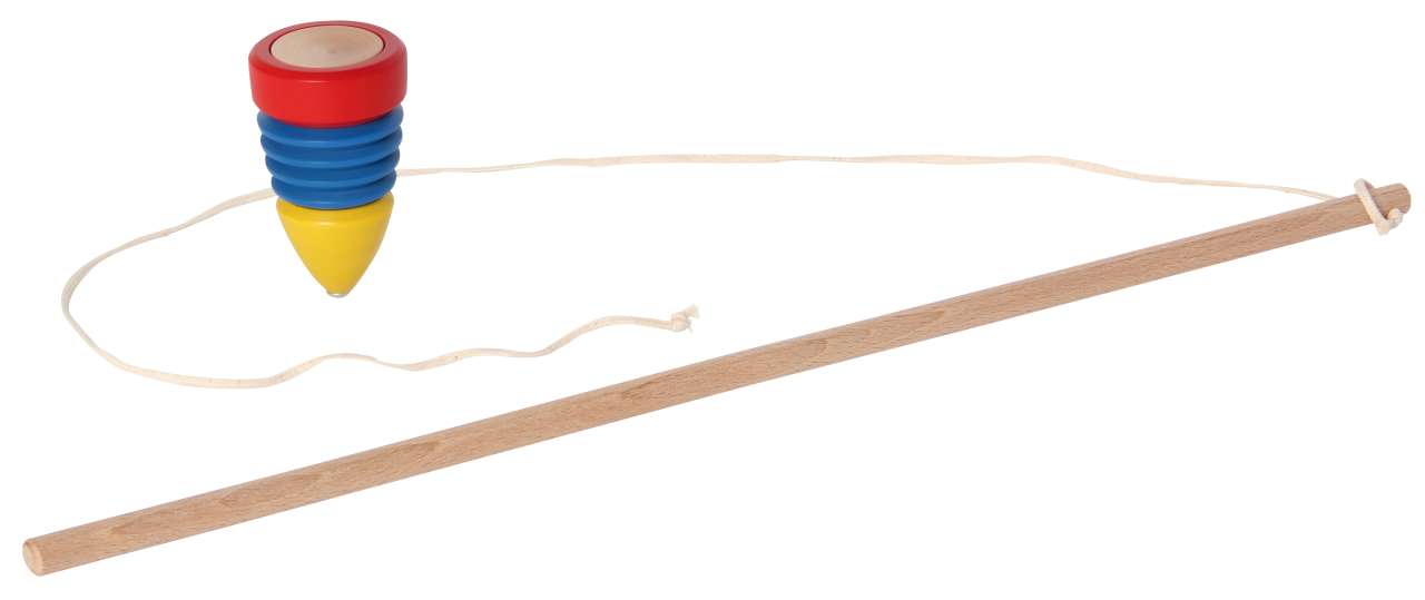 Peitschenkreisel D4,3cm dreifarbig