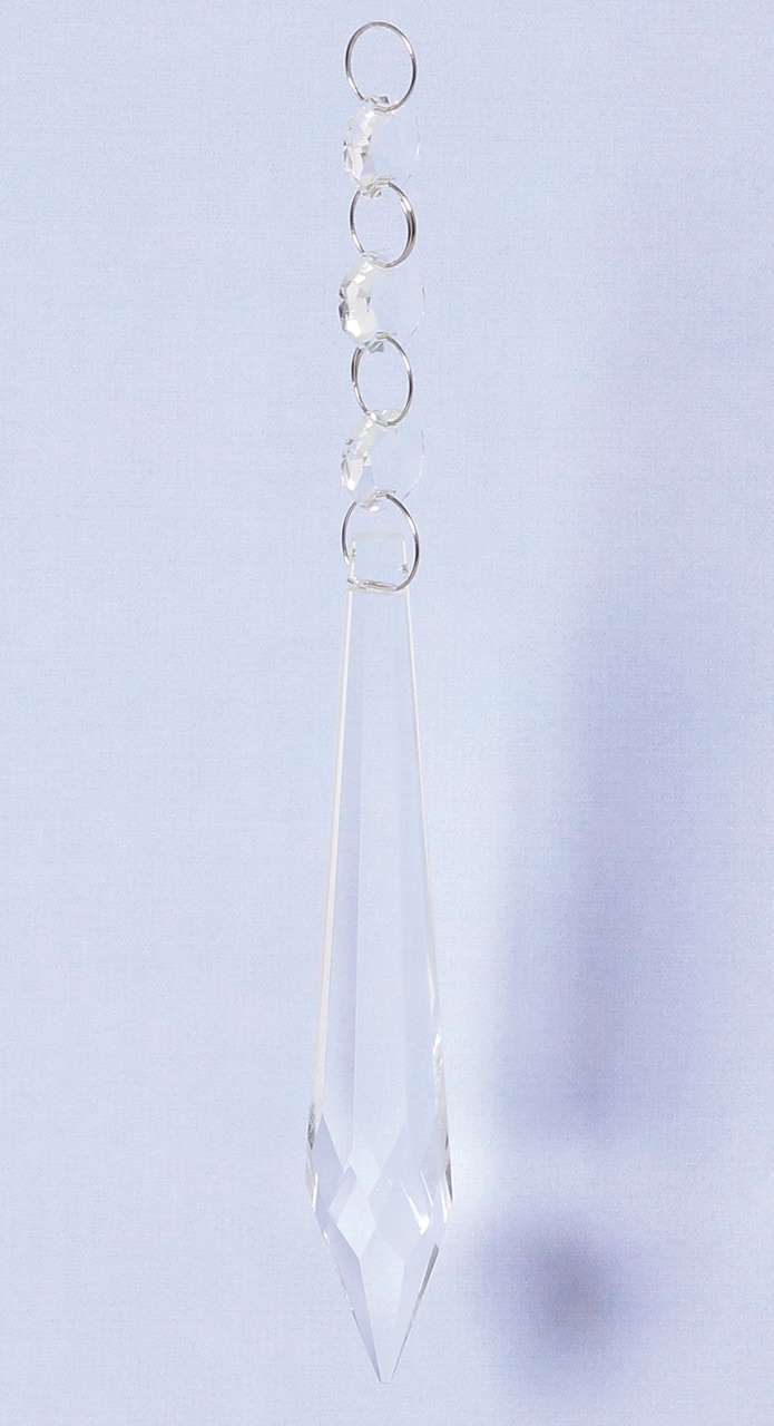 Kristall-Spitze exklusiv 12,5 cm mit Aufhängung