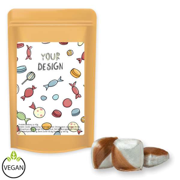 Minz-Ecken Bonbons, ca. 80g, Standbeutel Midi