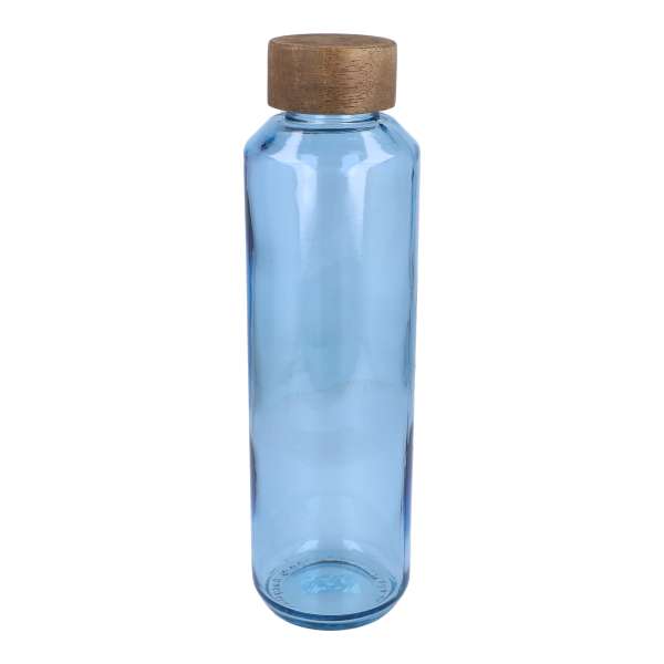 InSideOut Recycelte Glaswasserflasche ReuuZ mit Holzverschluss 650 ml