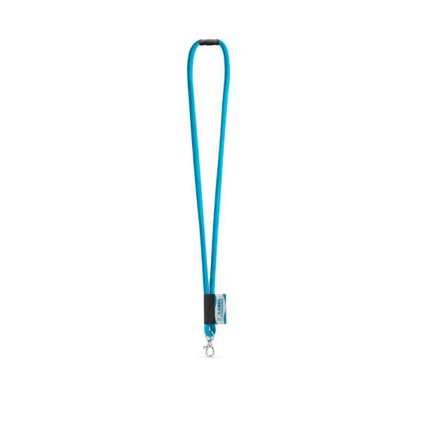 WISBECH SET Lanyard Tube Long (Ø 7 mm) mit 9 mm Schnappkarabiner und Ø 7 mm Sicherheitsverschluss