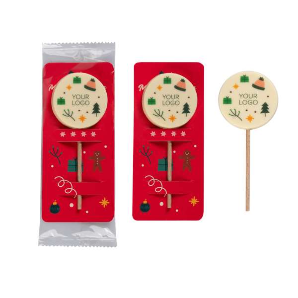 Schokoladenlutscher mit Aufdruck Lolly Font 25 g