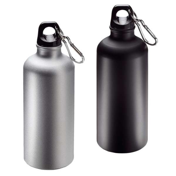 Aluminiumflasche 'Sporty'" 0,6 l matt"