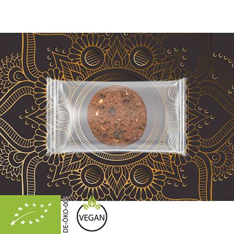 Bio Cookie Schoko-Haselnuss, ca. 7g, Werbekarte