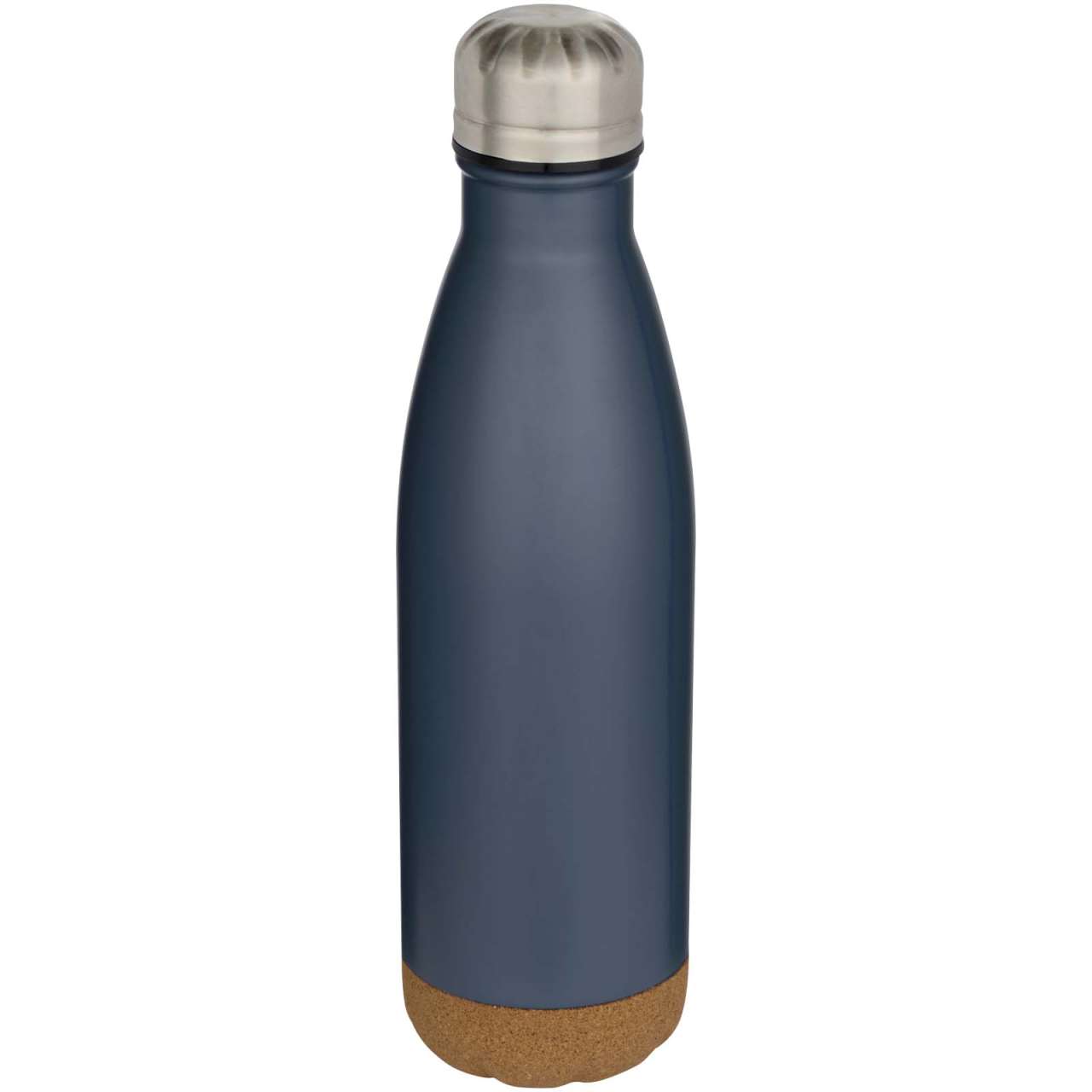 Cove 500 ml doppelwandige, vakuumisolierte Trinkflasche aus Edelstahl mit Korkdetails