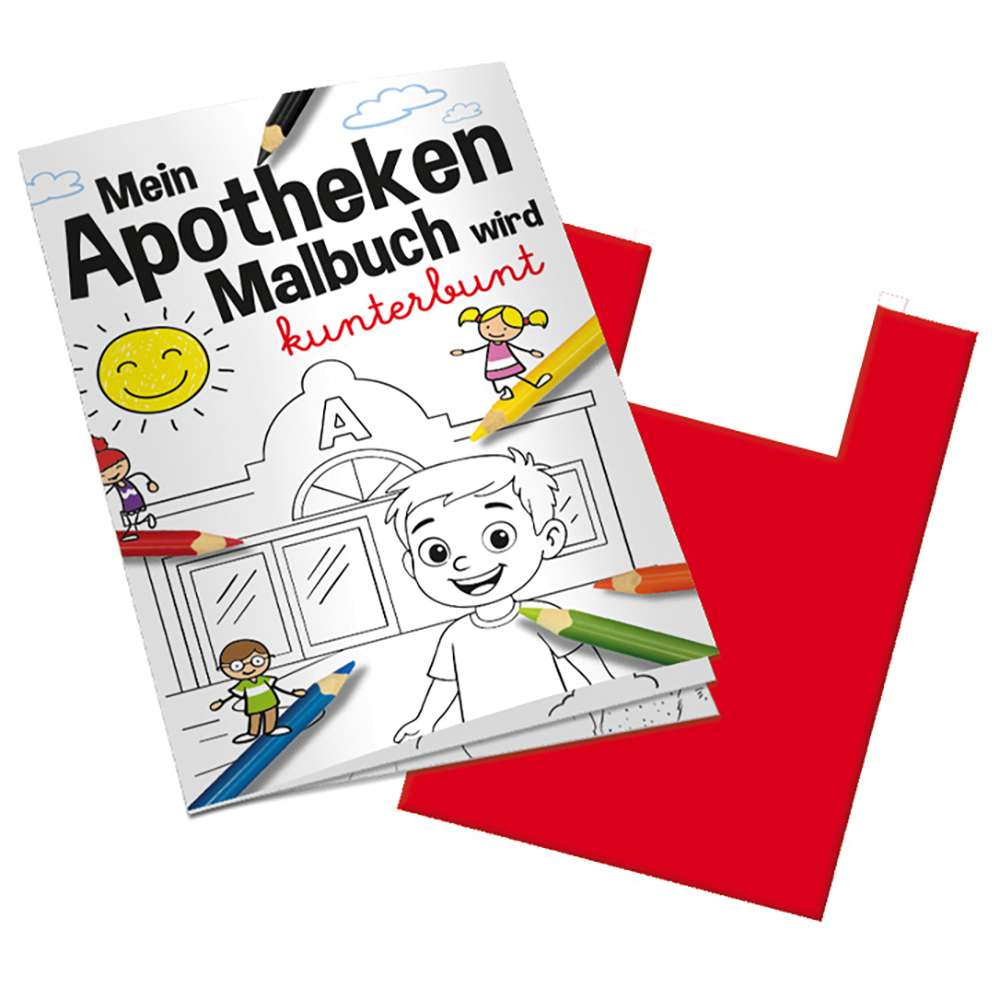 Malbuch / Mal-Set A6 - Apotheke