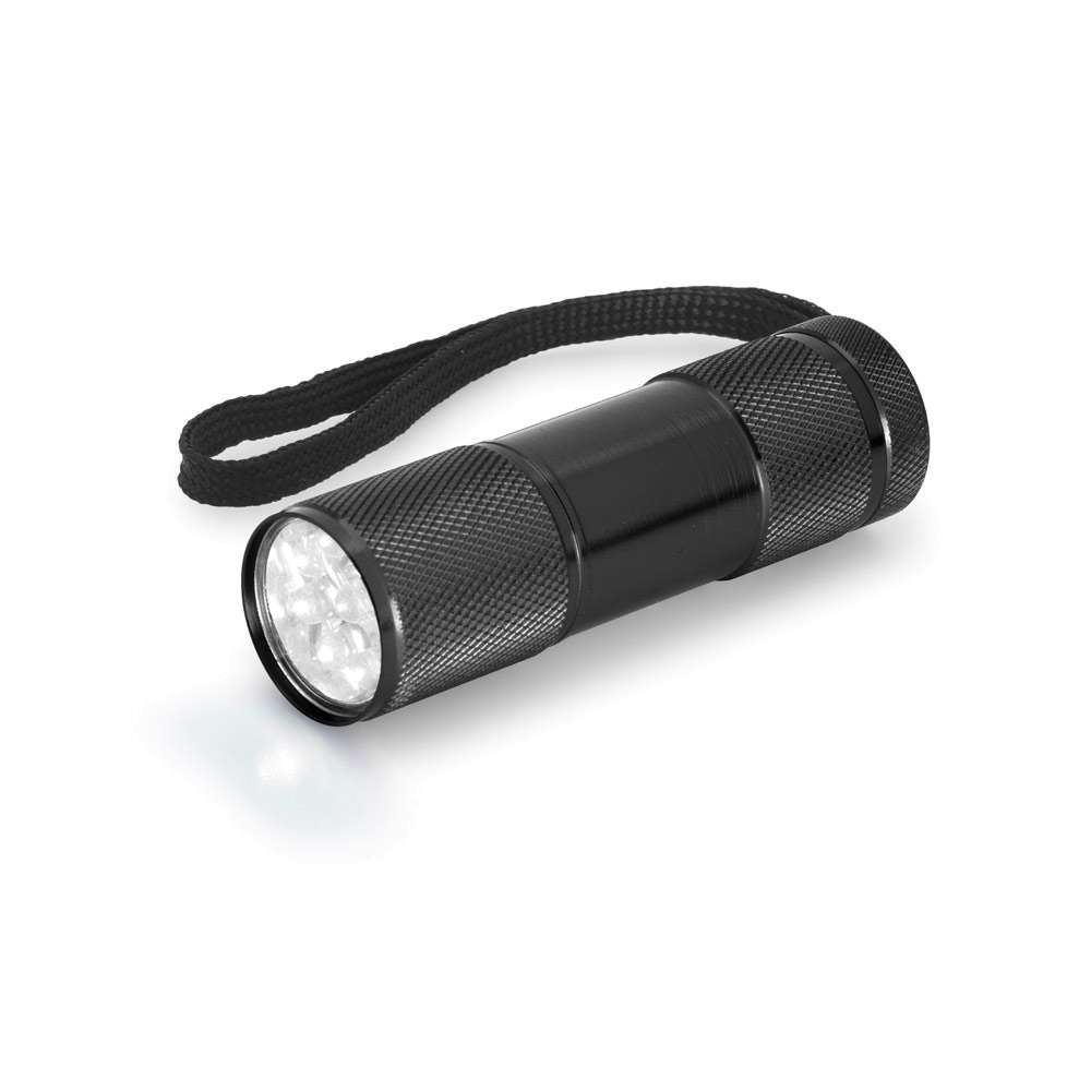 FLASHY Taschenlampe aus Aluminium mit 9-LEDs
