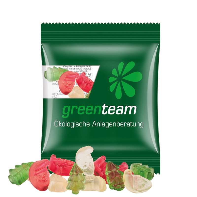 Minitüte 15 g Trolli Fruchtgummi Weihnachtsmischung