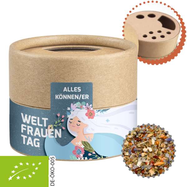 Bio Gewürzmischung Alleskönner, ca. 40g, Kraftpapierstreuer Mini