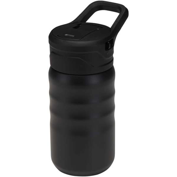 Knox 350 ml RCS-Sportflasche aus recyceltem, doppelwandigem Edelstahl mit Klappstrohhalm