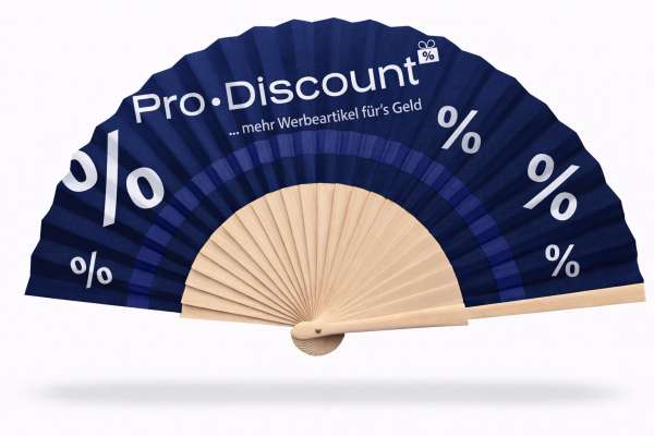 Holz-Fächer mit Druck auf Stoff