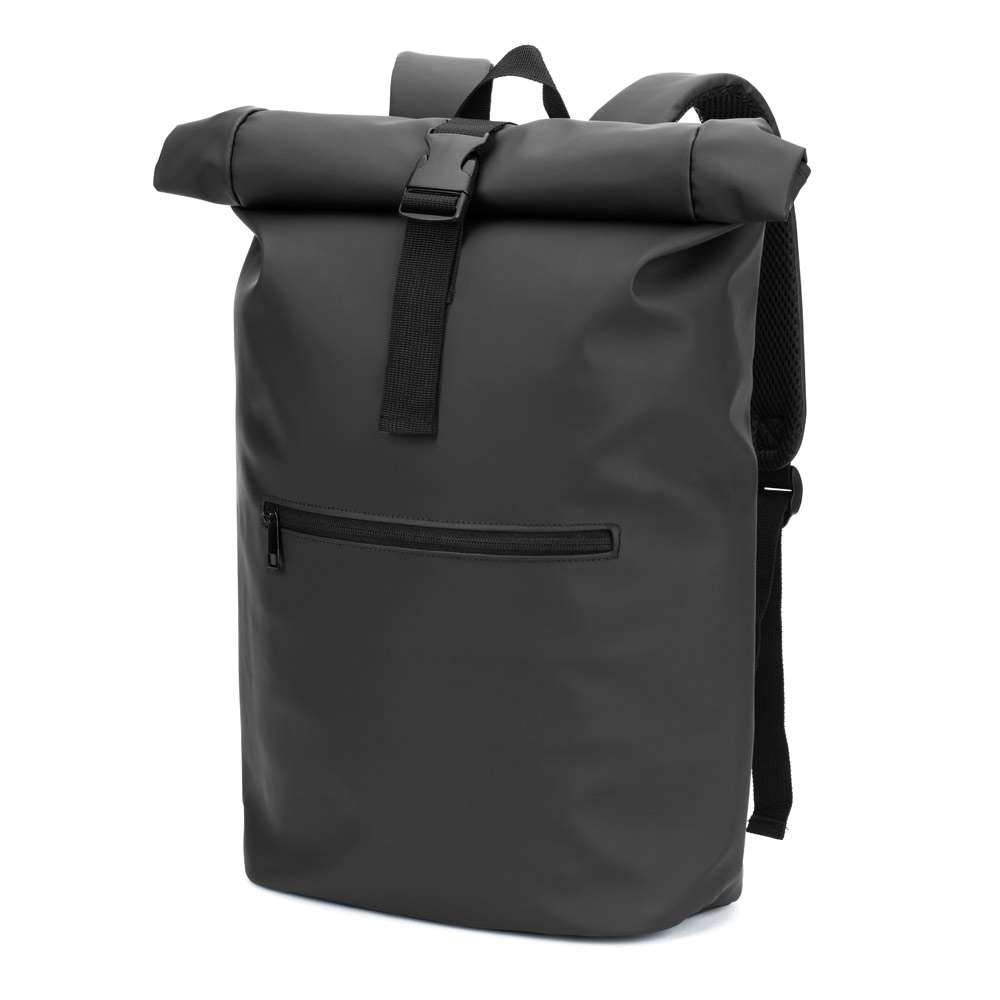 PORTLAND Roll-Top-Rucksack aus PU mit Laptopfach, 16