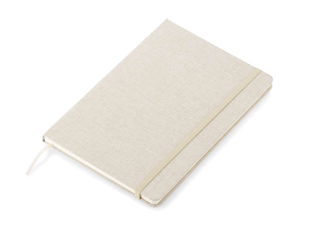 Notizbuch aus recycelter Baumwolle BIVELLO A5