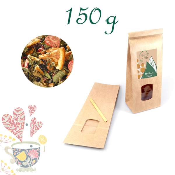 YuboFiT® Früchtetee HEDWIG LIEBT ERDBEERE UND MINZE