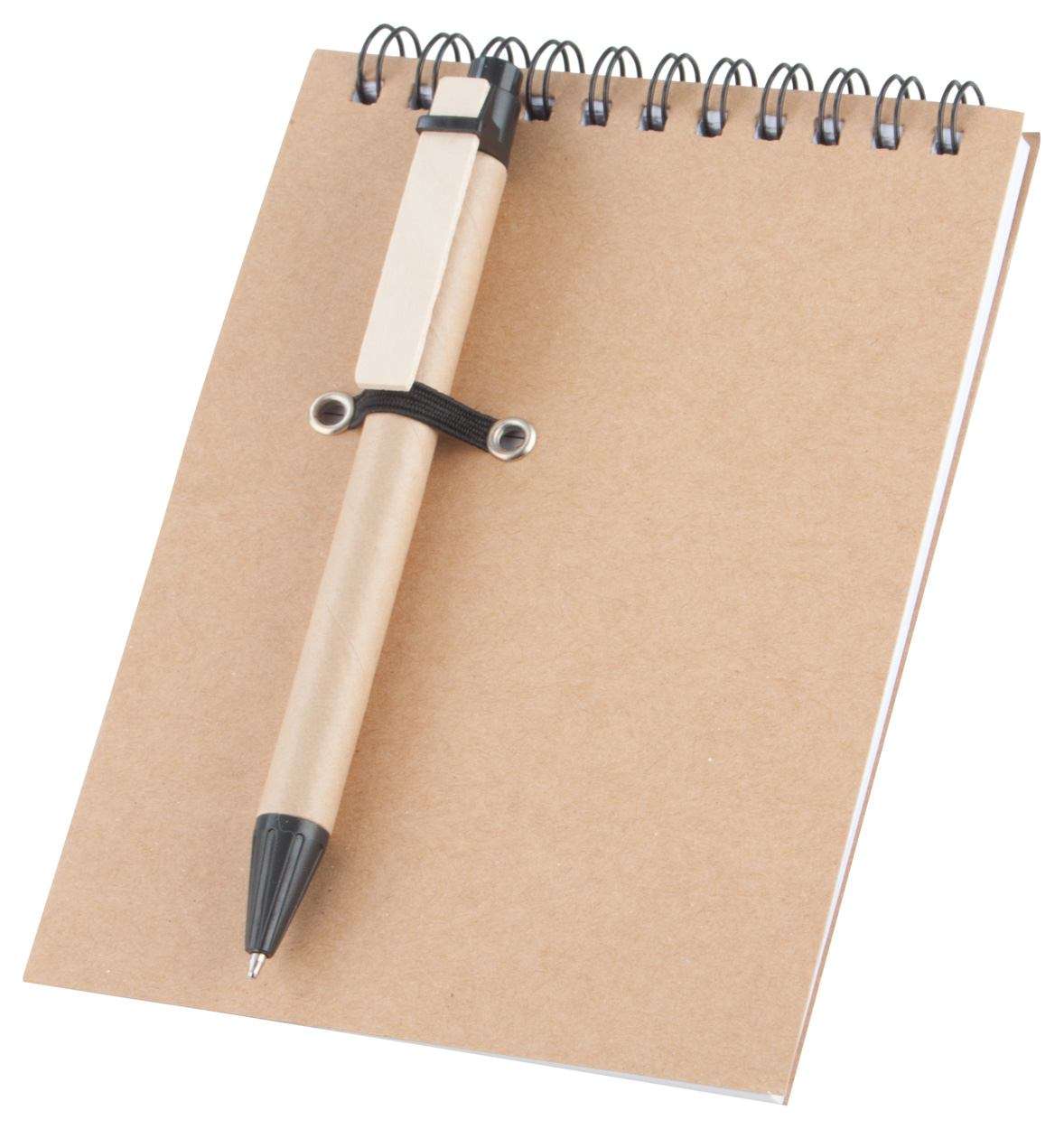 Notizblock mit Kugelschreiber Negundo