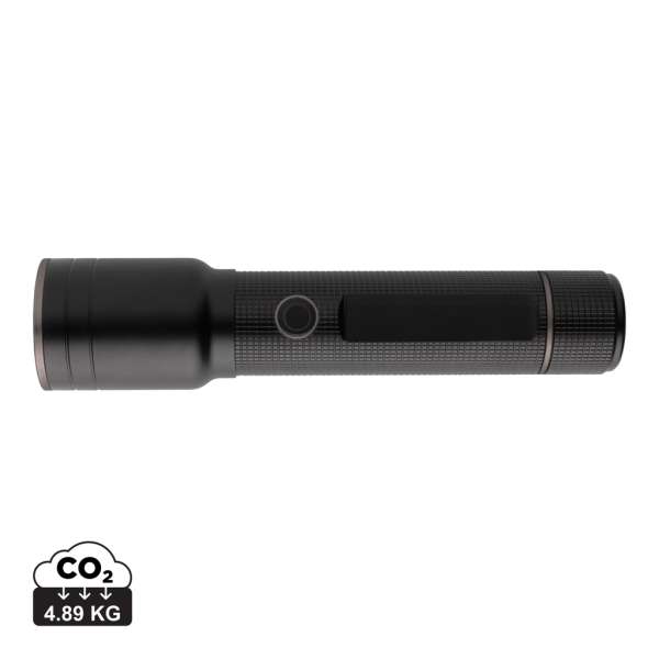 Heavy-Duty USB-Taschenlampe aus RCS recyceltem Aluminium