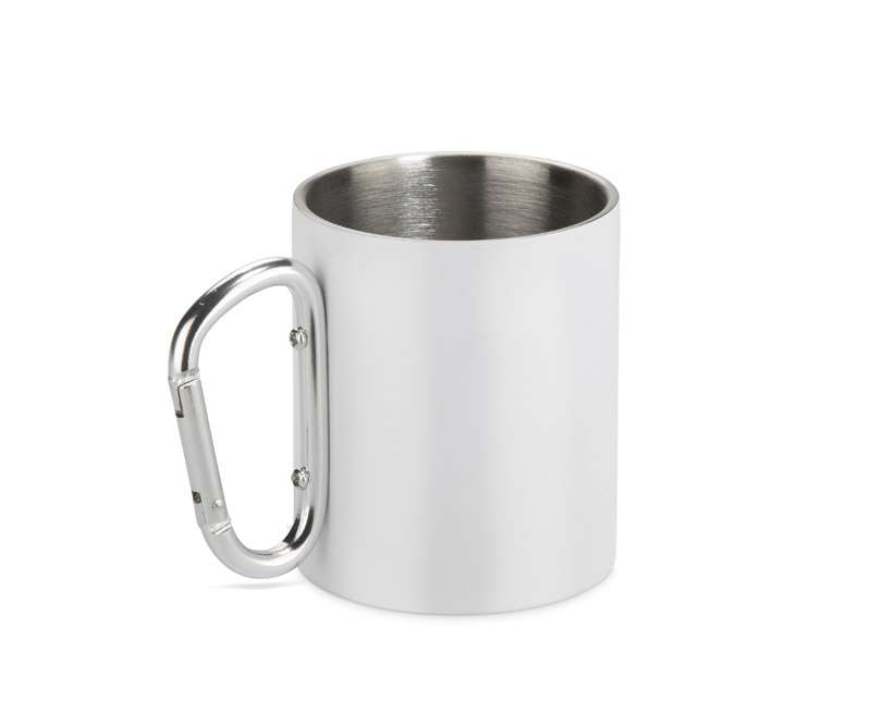 Becher aus recyceltem Edelstahl VIVO 250 ml