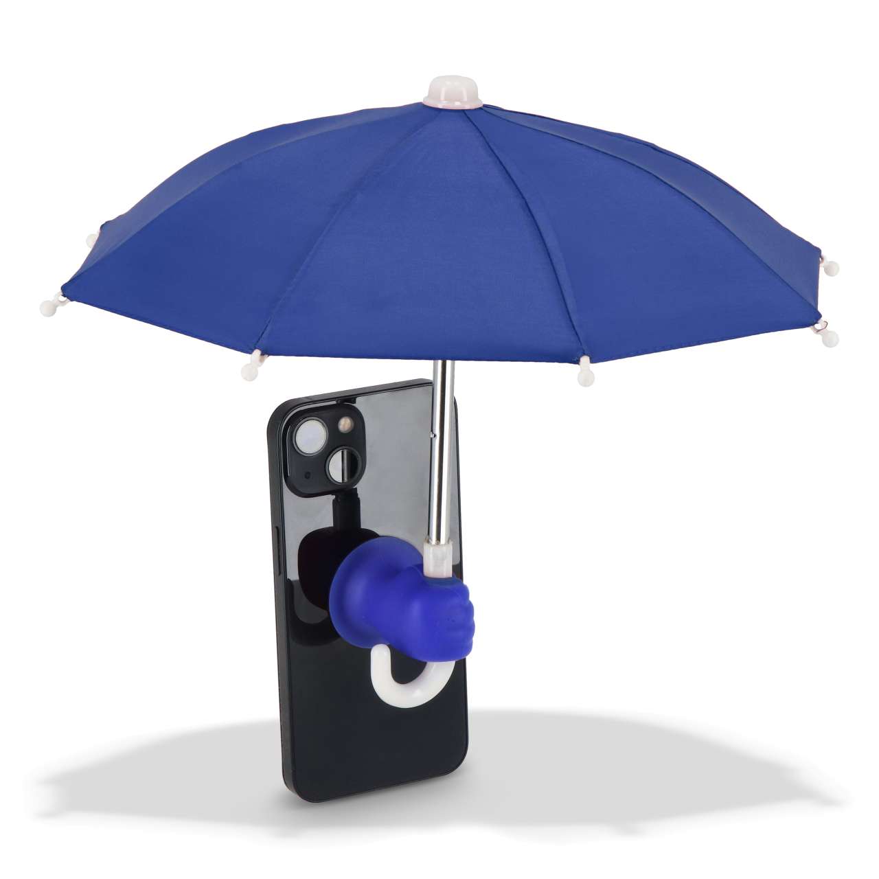 Telefon-Regenschirm mit Saugnapfhalterung
