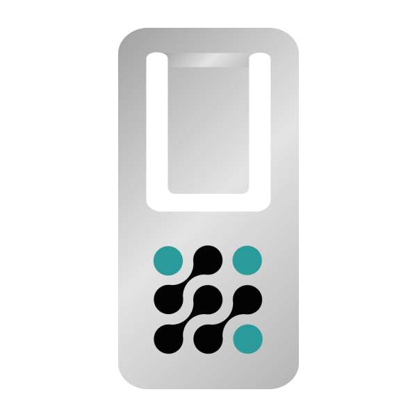 ROMINOX® Mehrweg-Büroklammer Easy Clip, idealer Mailingartikel für Dokumente, bis zu 4 Seiten Klemmk