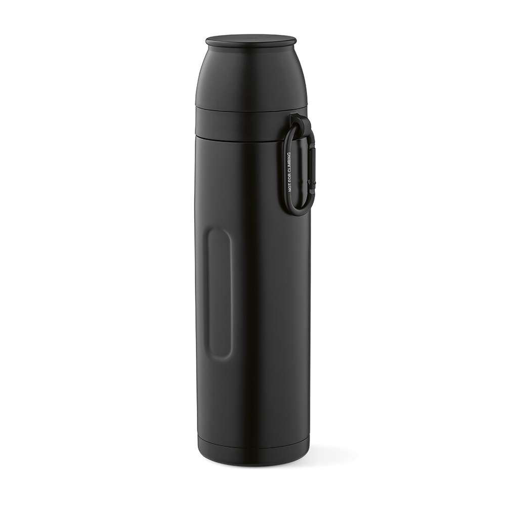 Flinders Thermos recy. Edelstahl, 1080 ml. Mit 2 Bechern und Karabiner