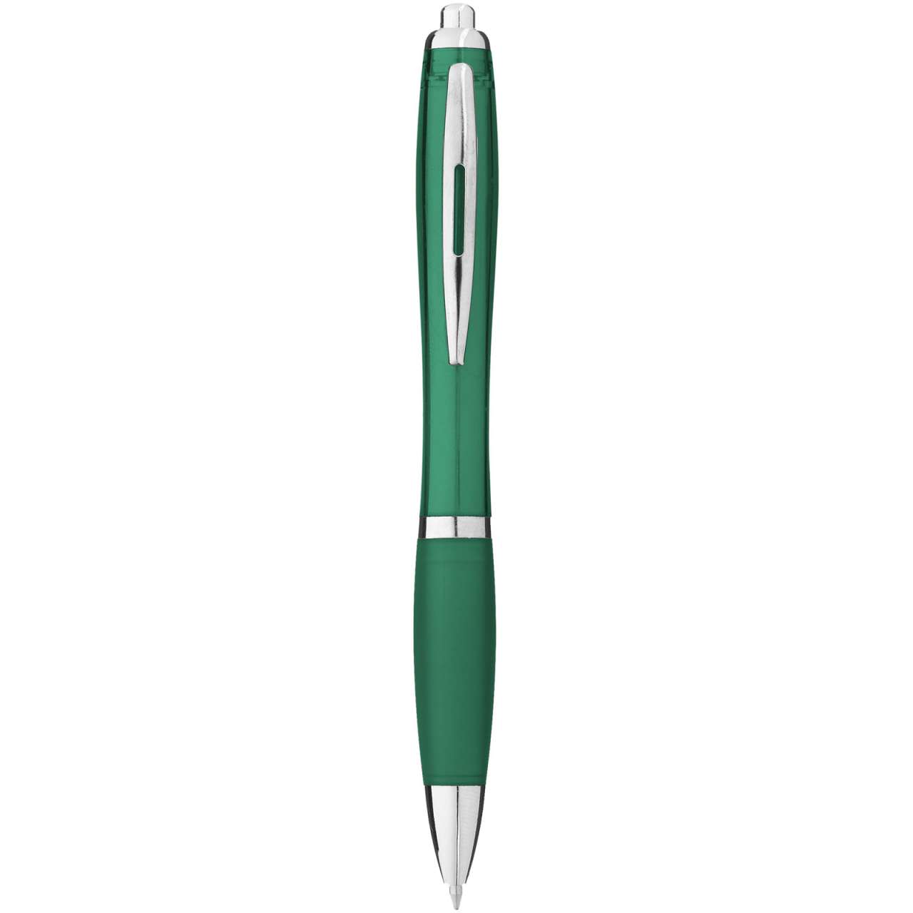 Nash Kugelschreiber mit farbigem Schaft und Griff